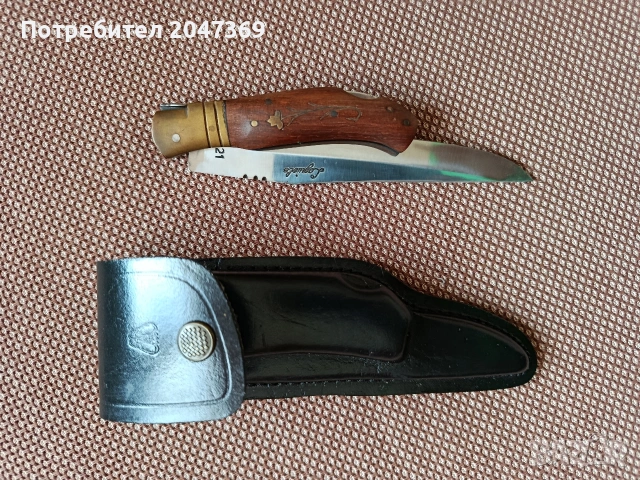 Laguiole стар сгъваем нож , снимка 4 - Колекции - 55176470