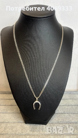 Ново  Сребърно колие с висулка  Проба 925