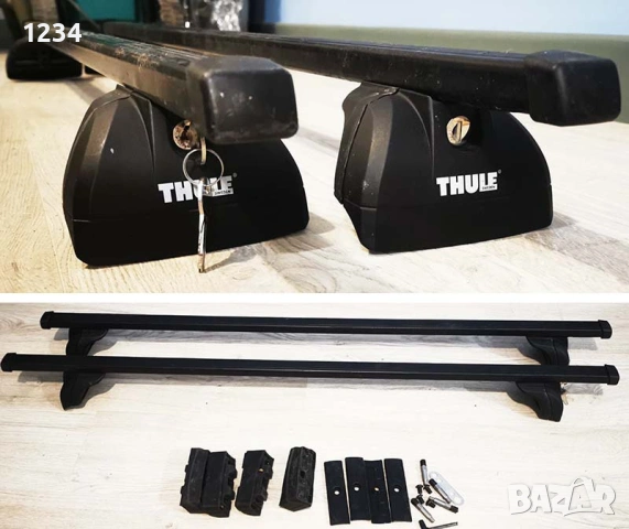 Багажник напречни греди THULE рейки за MITSUBISHI L200, Triton, FIAT Fullback