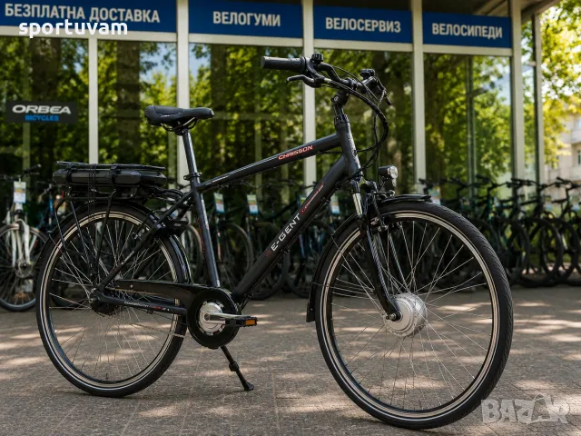 НОВ Електрически Велосипед Chrisson E-Gent 28 Black Matt - БЕЗПЛАТНА ДОСТАВКА, снимка 3 - Велосипеди - 55390338