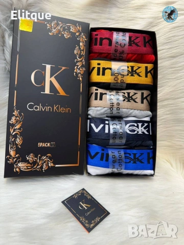 боксерки 5 чифта Hermes Gucci lacoste Calvin Klein Tommy Hilfiger , снимка 4 - Бельо - 54431044