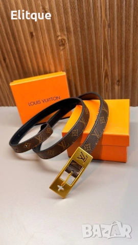 колани от естествена кожа в кутия Louis Vuitton , снимка 2 - Колани - 54566120