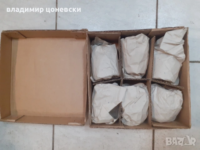 Нов комплект 6 броя кристални чаши за уйски,коняк,аперитив, снимка 2 - Чаши - 54814516
