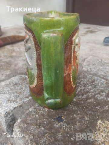 СТАРА ГЛИНЕНА КАНА КРОНДИР, снимка 3 - Антикварни и старинни предмети - 54013701