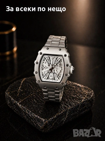 Richard Mille Мъжки Луксозен Часовник С Кварцов Механизъм С Кутия Код Gentlemen Legacy64