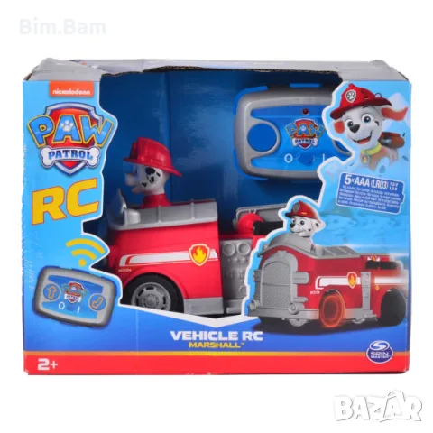 Количка Vehicle RC Marshall / Маршал с дистанционно управление / Paw Patrol 