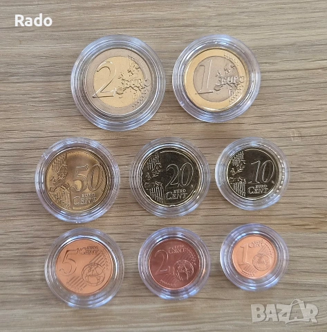 Нови (UNC)ЕВРОМОНЕТИ ОТ БЪЛГАРИЯ- емисия 2026 година