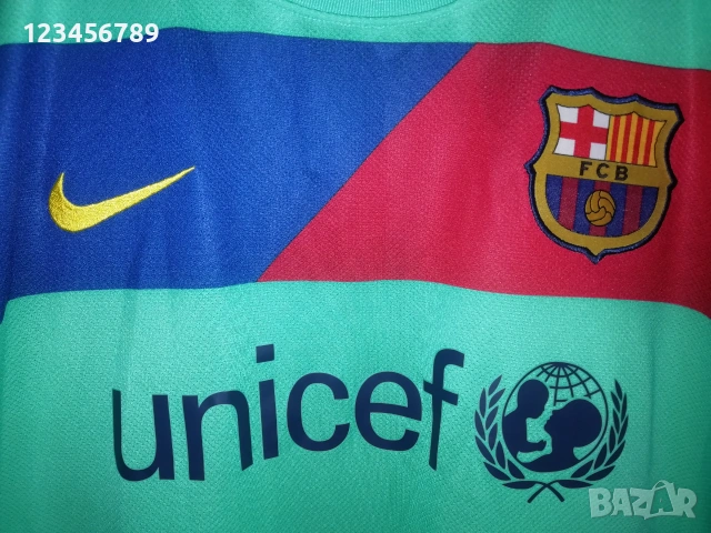 Barcelona Messi Nike 2010-2011 оригинална тениска фланелка Барселона Меси екип 2XL , снимка 10 - Тениски - 53922830
