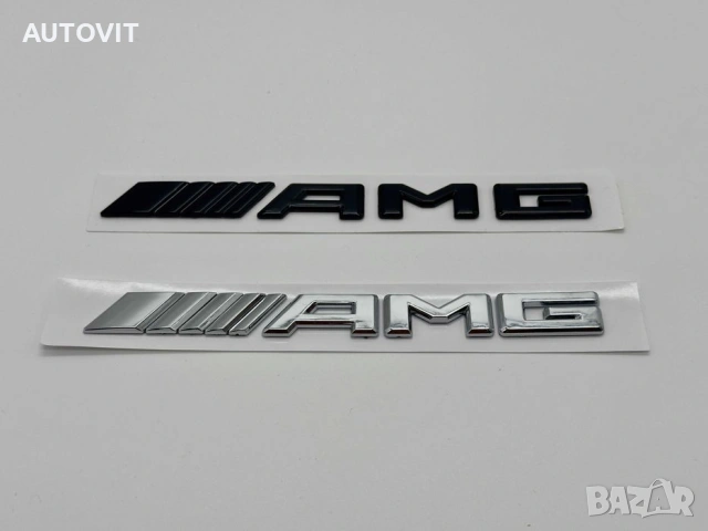 Мерцедес емблема надпис AMG АМГ багажник, снимка 3 - Аксесоари и консумативи - 55022572