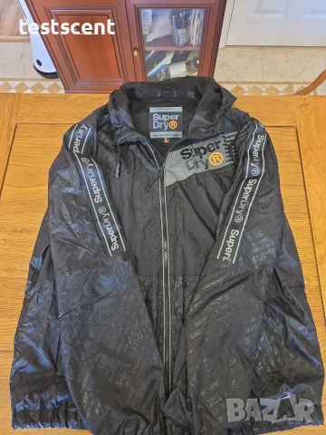 Superdry мъжко ветровка яке (Windbreaker) - размер 2XL - Черно, снимка 3 - Якета - 55005291