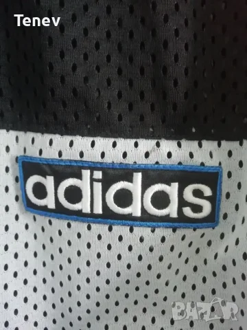 Vintage Adidas The Brand With The Three Stripes оригинална мъжка тениска фланелка ретро от 90те , снимка 5 - Тениски - 49579066