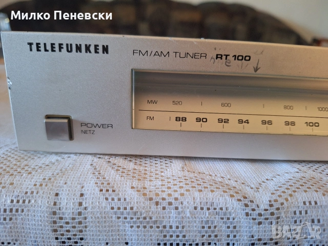 TELEFUNKEN RT 100 STEREO TUNER., снимка 2 - Ресийвъри, усилватели, смесителни пултове - 54587296