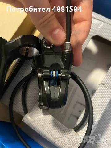 Задна хидравлична спирачка Shimano MT200, снимка 3 - Части за велосипеди - 55381678