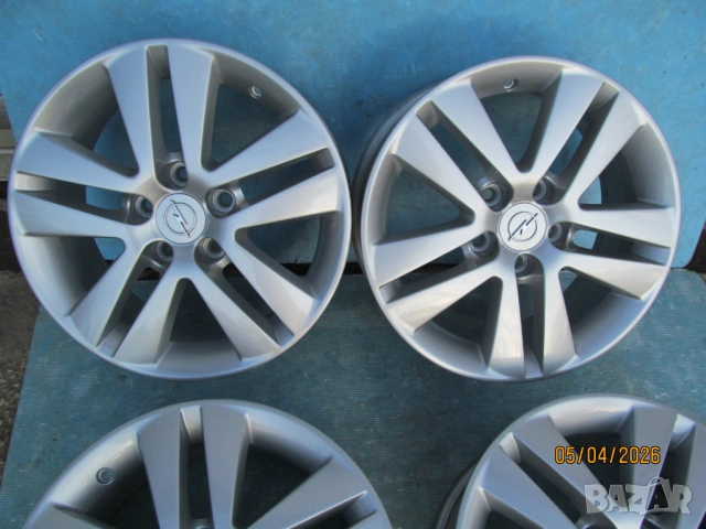 Алуминиеви джанти - 5 x 110 мм ,16 цола за ОПЕЛ ,SAAB, снимка 6 - Гуми и джанти - 54168482