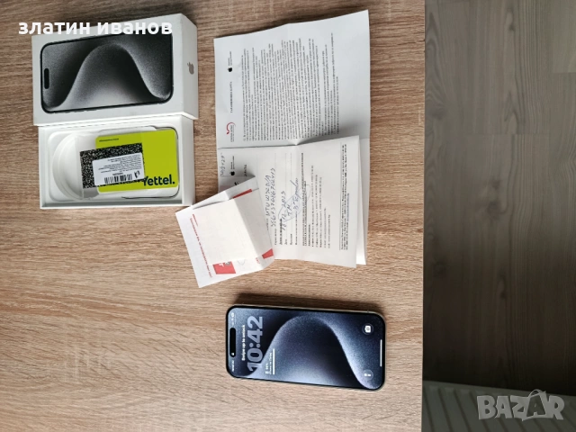 IPFONE15PRO 128GB, снимка 5 - Apple iPhone - 54265399