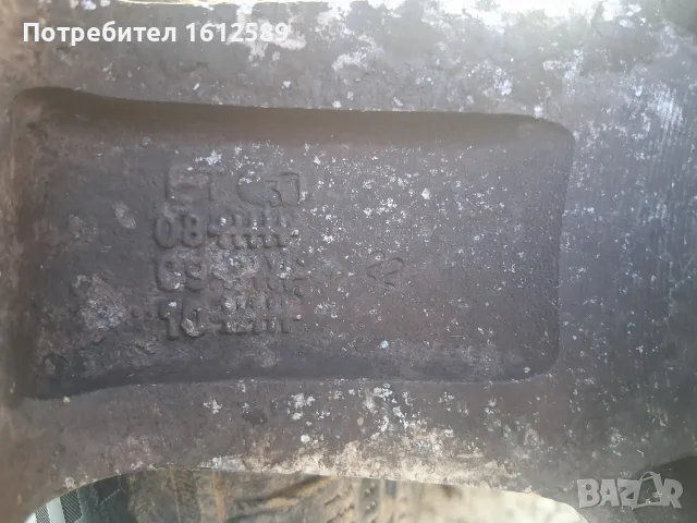 Джанти Mercedes 16 /7J / ET 37 , снимка 8 - Гуми и джанти - 55602329