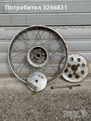 мокик ЯВА JAWA 50 модел 555 задна джанта 16"цола 