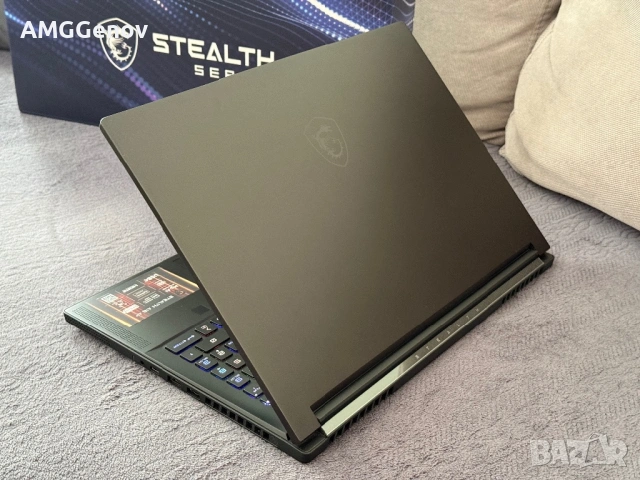 16’QHD+ 240Hz OLED/Ryzen AI 9 HX 370/RTX 5070 TI 12GB/Msi Stealth A16/32GB LPDDR5x /2TB SSD/Гаранция, снимка 7 - Лаптопи за игри - 54931239
