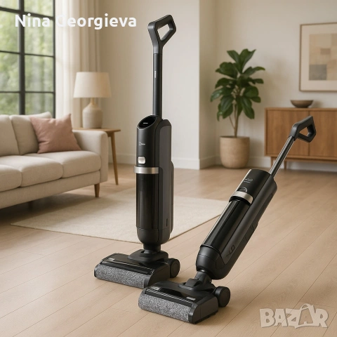 Midea Vacuum Cleaner MX10EUBK - 2 в 1 безжична прахосмукачка и моп, снимка 2 - Прахосмукачки - 54431782