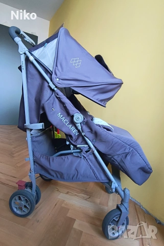Детска количка McLaren Techno XLR цвят Charcoal/Silver, снимка 6 - Детски колички - 55100534
