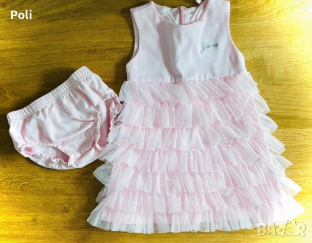 Рокля на Guess 12месеца, снимка 2 - Бебешки рокли - 54109773