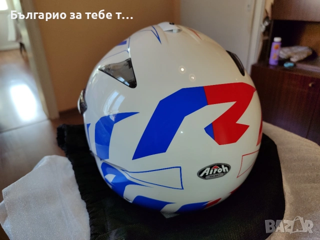 Мото каска Airoh JT Convert Blue Gloss XXL 63 см., снимка 3 - Аксесоари и консумативи - 54081691