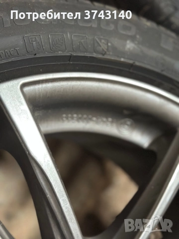 Продавам оригинални 2бр. алуминиеви джанти 17” за BMW F30 с гуми Pirelli Run Flat, снимка 6 - Гуми и джанти - 54737135