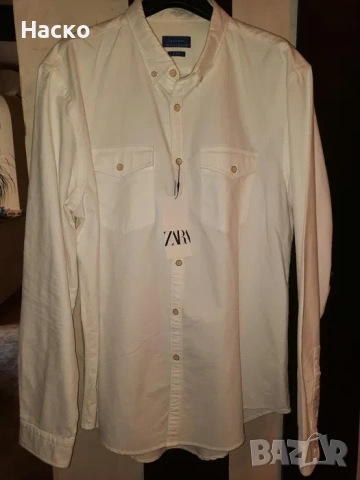 Zara памучна риза XL