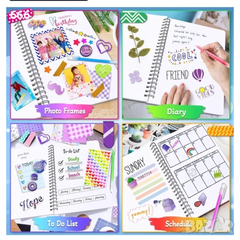 Комплект за писане на дневник PATIFEED за момичета, снимка 3 - Други - 54089423