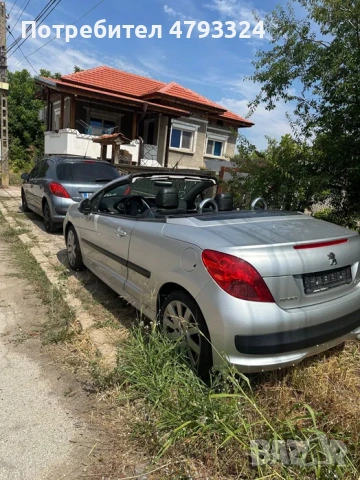 Peugeot 207 CC  cabrio 1.6 turbo benzin, снимка 10 - Автомобили и джипове - 54914441