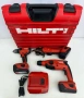 Hilti Сет - Акумулаторен  ъглошлайф, перфоратор и винтоверт, снимка 1