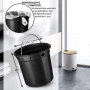 Козметичен кош 5 L с меко затваряне – Бял, снимка 4