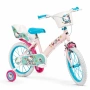 Детски велосипед Hello Kitty 16" с помощни колела, кошница и допълнително задно столче, снимка 8