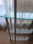 Стъклата масичка за телевизор и декорация., снимка 5