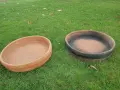 Глинен съд подница за хляб, снимка 1