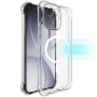 За Oppo Reno15 F 5G IMAK Магнитен Удароустойчив TPU Калъф с Въздушни Възглавници и Скрийн Протектор , снимка 1