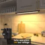 LED лампа за шкаф/гардероб (подсветка) за кухня и интериор, 98 LED, 42 см, регулируема яркост, снимка 7