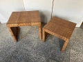 Две ратанови помощни масички, снимка 3
