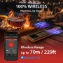 ARMEATOR A1 Безжичен Bluetooth термометър за месо – Смарт термометър за BBQ, грил, пушилня и фурна, снимка 3
