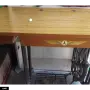 Шевна машина с работен плот и колелца, снимка 2
