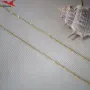 Синджир с 14К златно покритие 254612, снимка 3