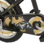 Детски велосипед Batman Dark Knight 16” с помощни колела, стоманена рамка и спирачки – за деца 5+, снимка 11