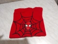 червен детски шал нов  тип "комин" (кръгъл шал) на Marvel Spider-Man,, снимка 1
