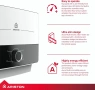 Най-висок клас италиянски проточен бойлер ARISTON Multi 9.5kW НА НАМАЛЕНА ЦЕНА, Мигновена топла вода, снимка 6