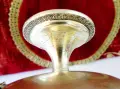 Посребрена сомелиерска чаша на столче. , снимка 4