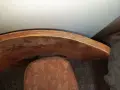 Стари трапезни столове с мека тапицерия., снимка 11