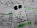 191867109**NEU**VAG**VW**GOLF**CORRADO**РОЗЕТКА - ЗА БУТОН НА ВРАТИТЕ **, снимка 4