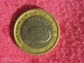 ценни евромонети 1 евро 2003 от Испания и Франция 2012 R, снимка 1