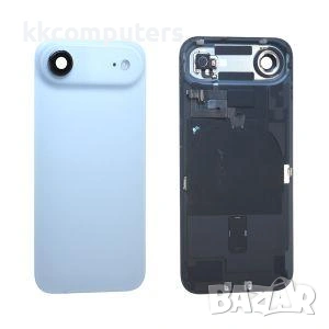 Капак батерия / Оборудван + лентов кабел безконтактно зареждане за iPhone 17 Air 6.5 / Sky Blue / КЛ