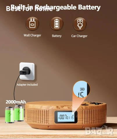 Преносим CD плейър и Bluetooth високоговорител, снимка 3 - Други - 55576820